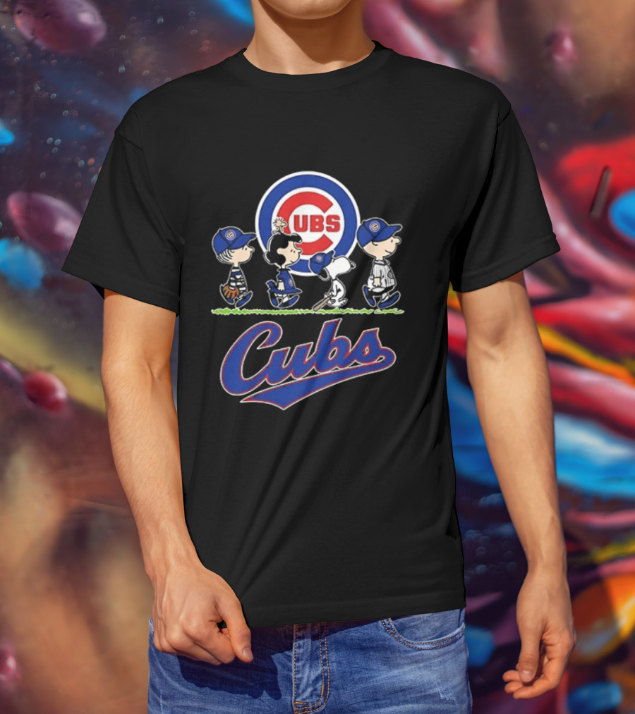 Snoopy Charlie Brown Linus Lucy Chicago Cubs 2026 T-Shirt