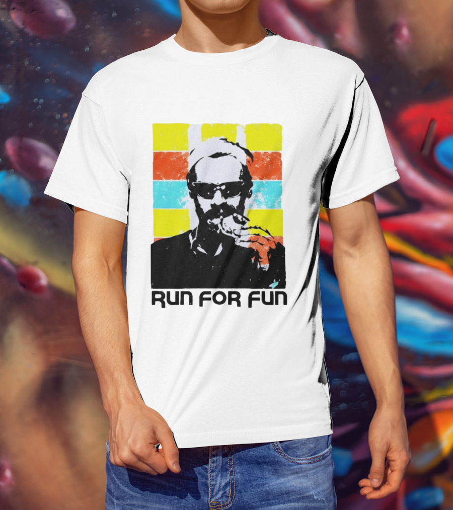 Together Tour Amsterdam Run For Fun 2026 Icon With Sunglasses Eating Pizza T-Shirt