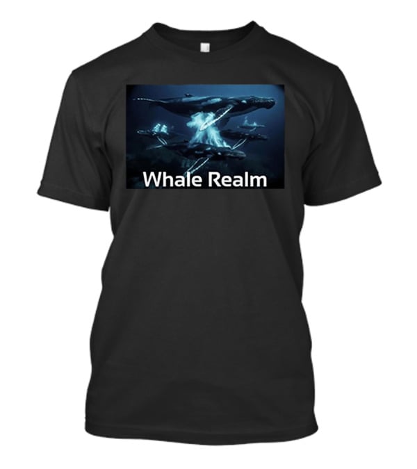 Whale Realm Ocean Scene Aquatic World T-Shirt
