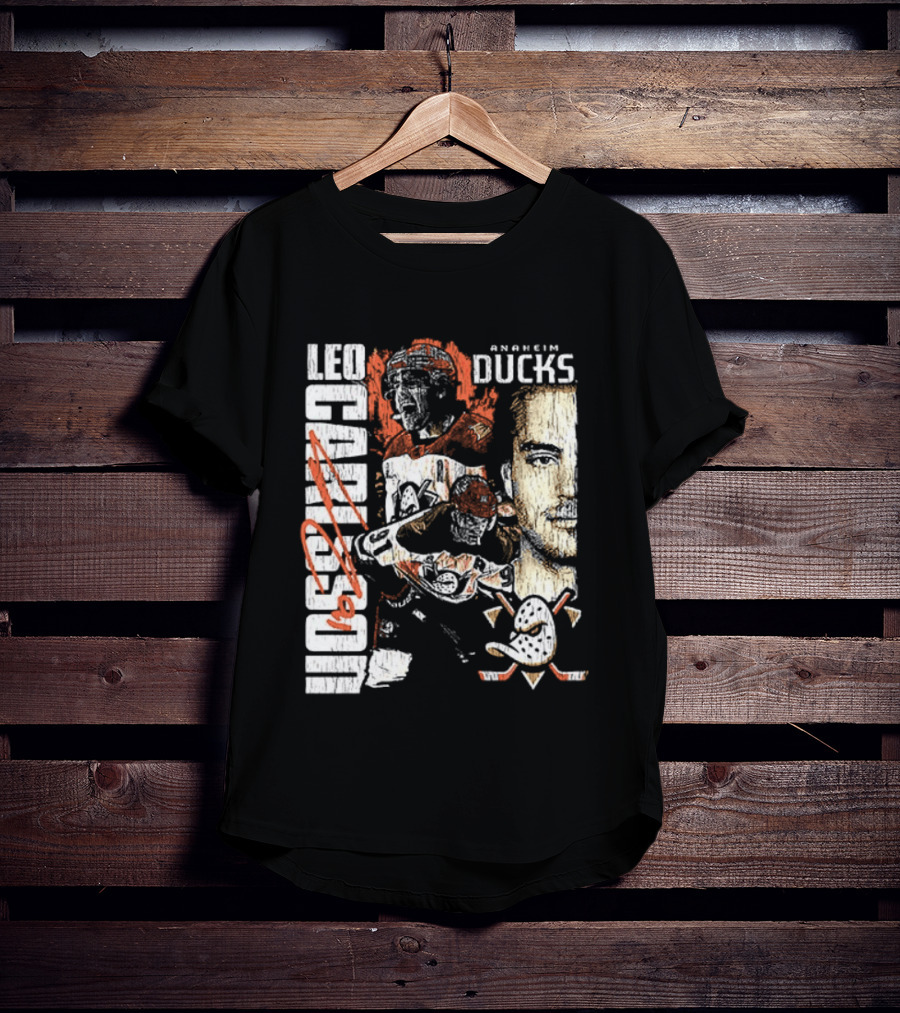 Leo Carlsson Anaheim Ducks Hockey 2026 T-Shirt