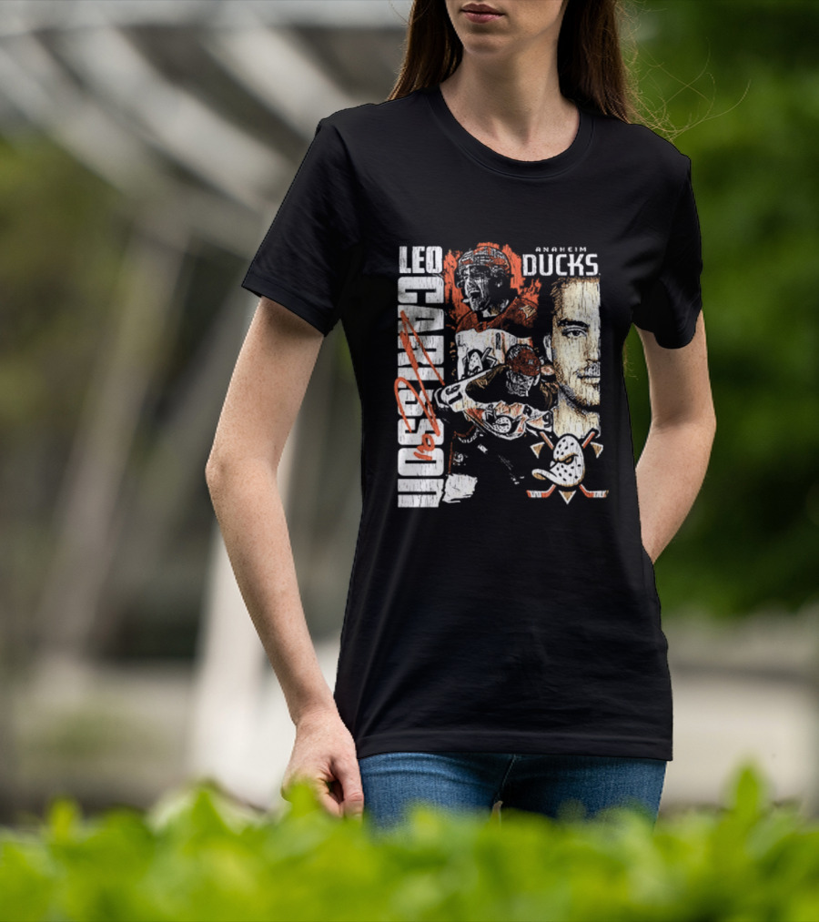 Leo Carlsson Anaheim Ducks Hockey 2026 T-Shirt