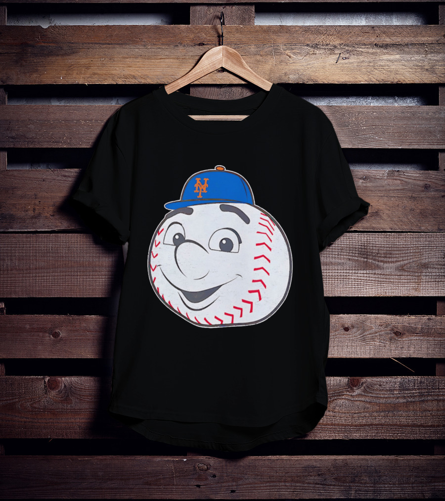 New York Mets Mr. Met Big Face Baseball 2026 T-Shirt