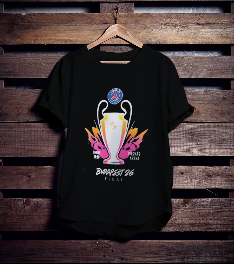 PSG Budapest 26 Final Champion's Trophy Paris Arena T-Shirt