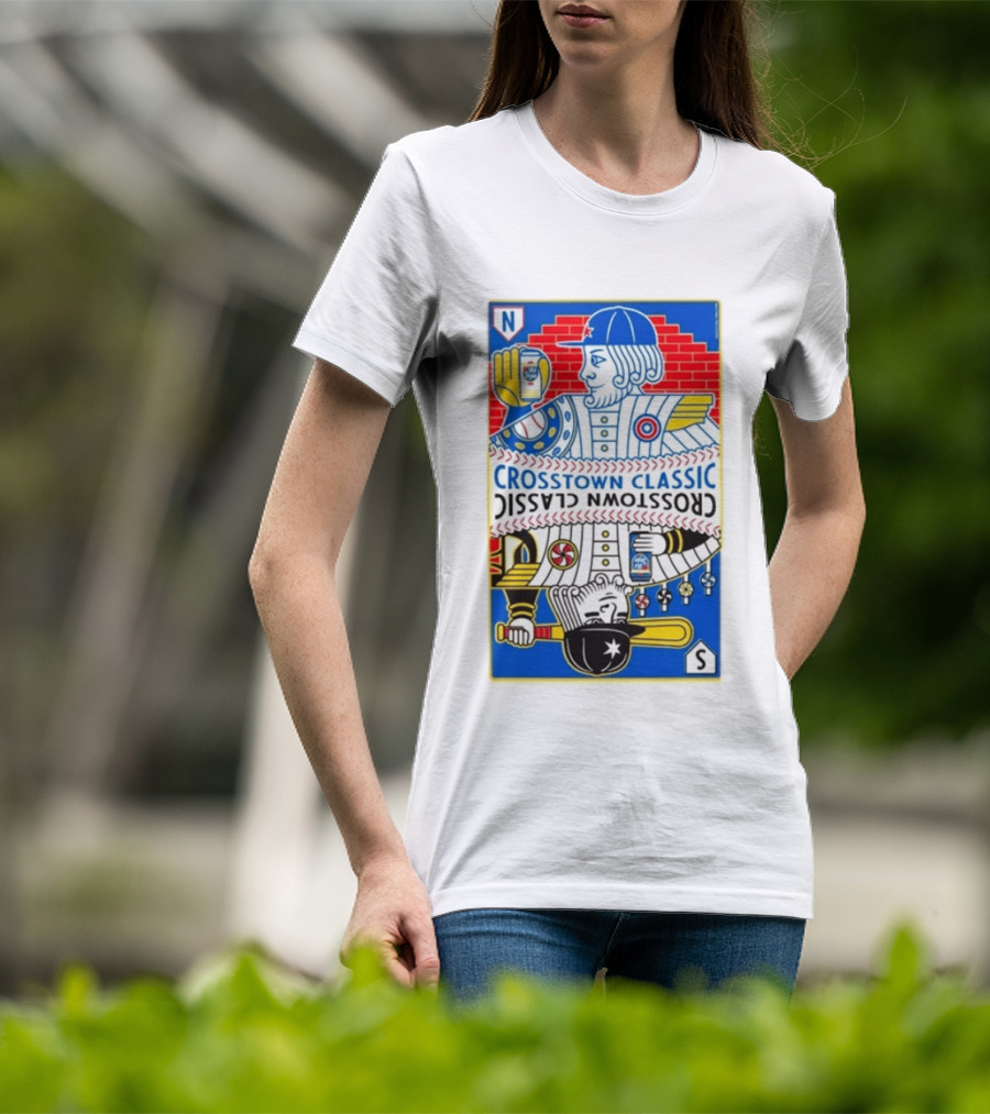Crosstown Classic Series Card Chicago Cubs Vs Chicago White Sox T-Shirt