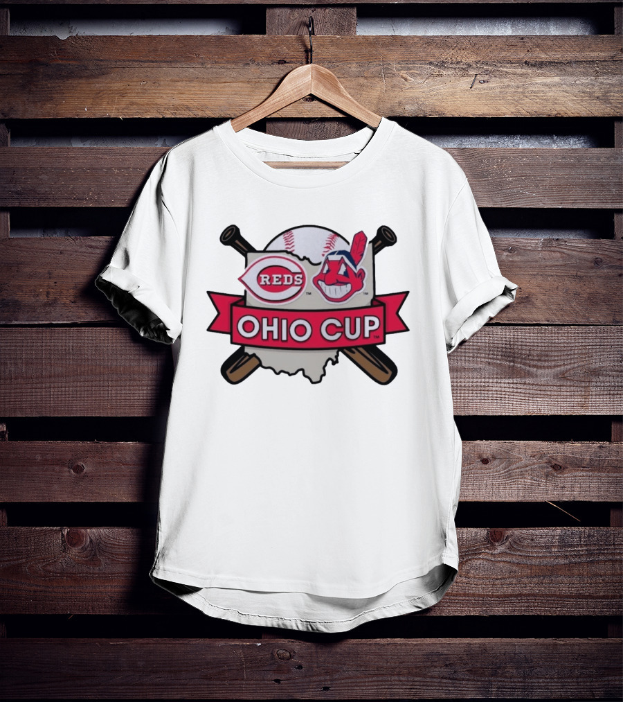 Cincinnati Reds Cleveland Guardians Ohio Cup 2026 MLB Baseball Showdown T-Shirt