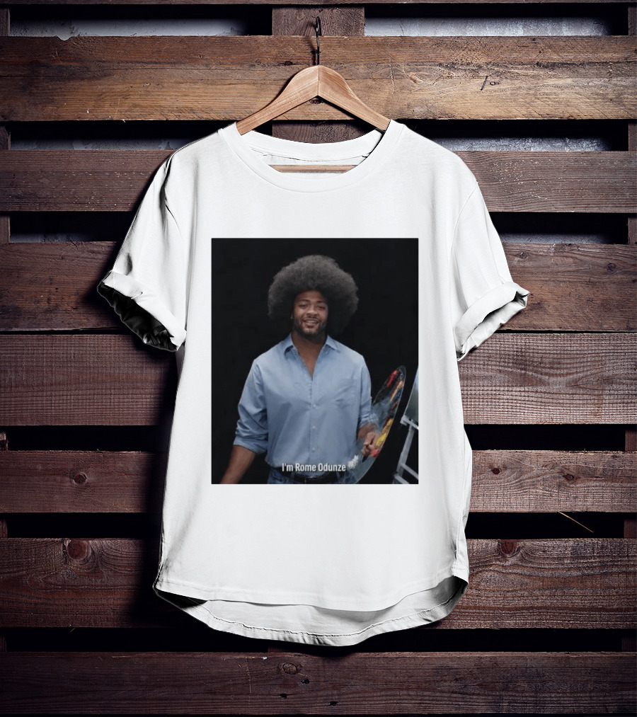 I'm Rome Odunze With Bob Ross Style Transformation T-Shirt