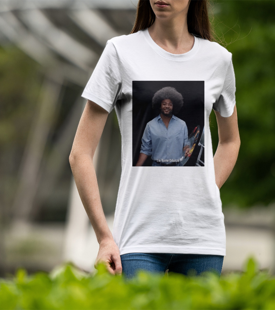 I'm Rome Odunze With Bob Ross Style Transformation T-Shirt