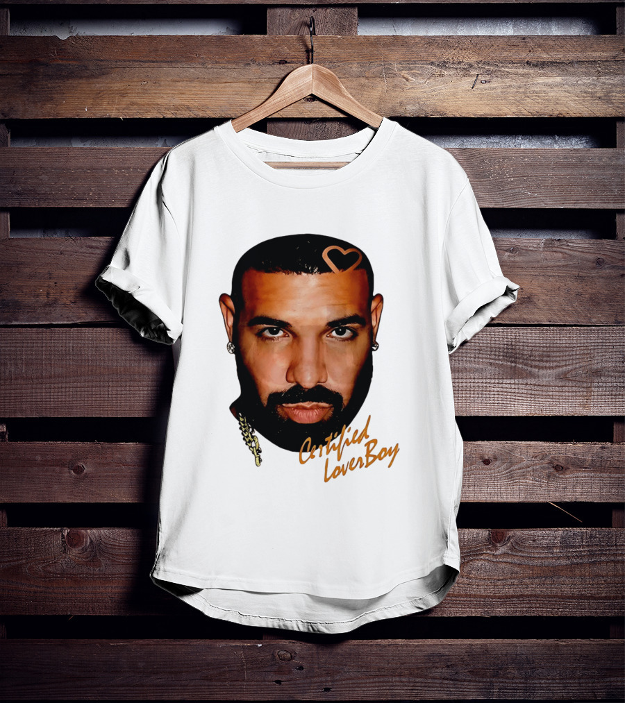 Drake Certified Lover Boy Heart Hair T-Shirt