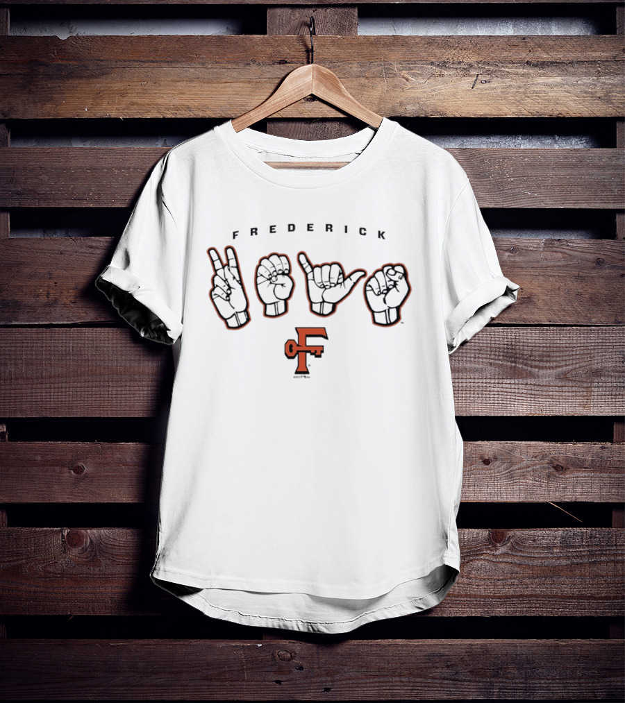 Frederick Keys Hands Sign Baltimore Orioles F T-Shirt