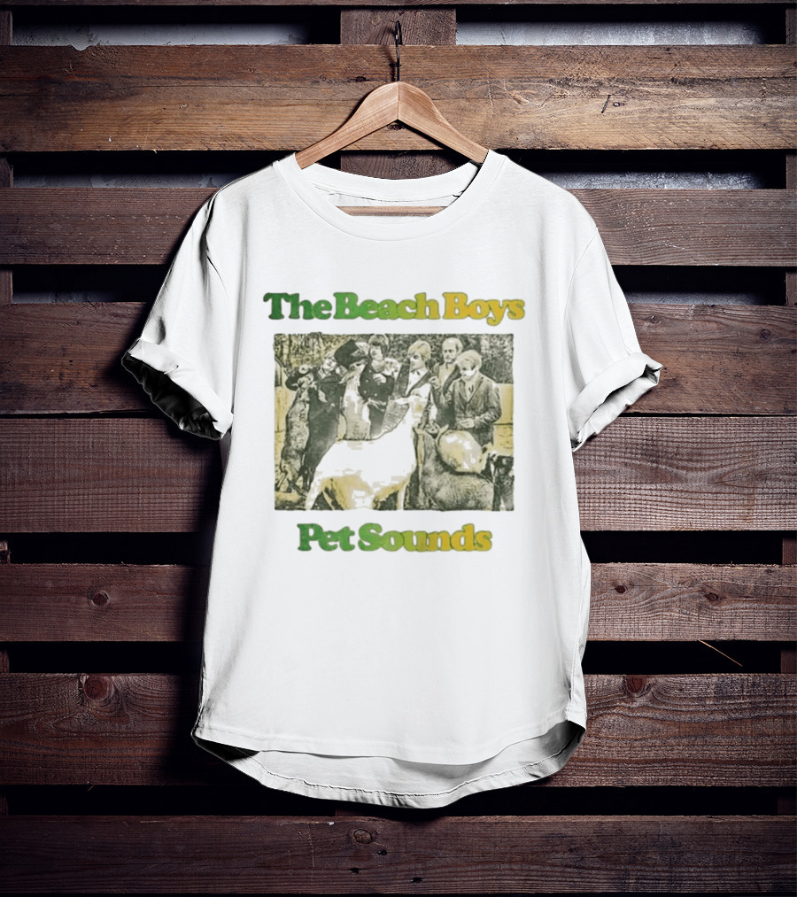 The Beach Boys Pet Sounds Album Cover Art With Animals T-Shirt