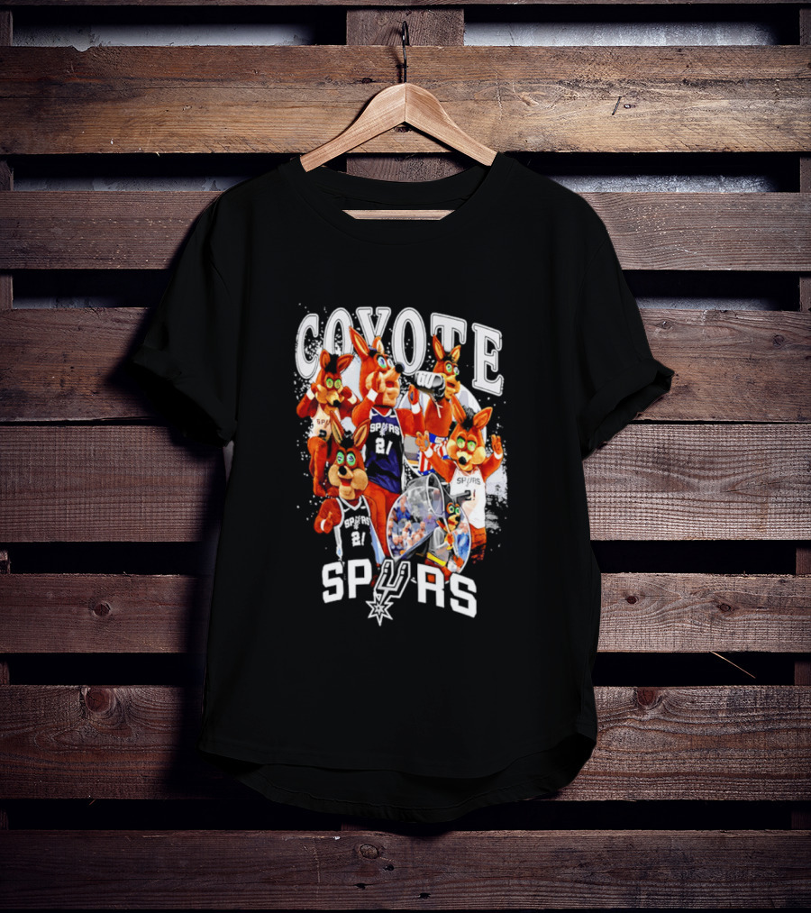 San Antonio Spurs Coyote Basketball Icons Spurs T-Shirt