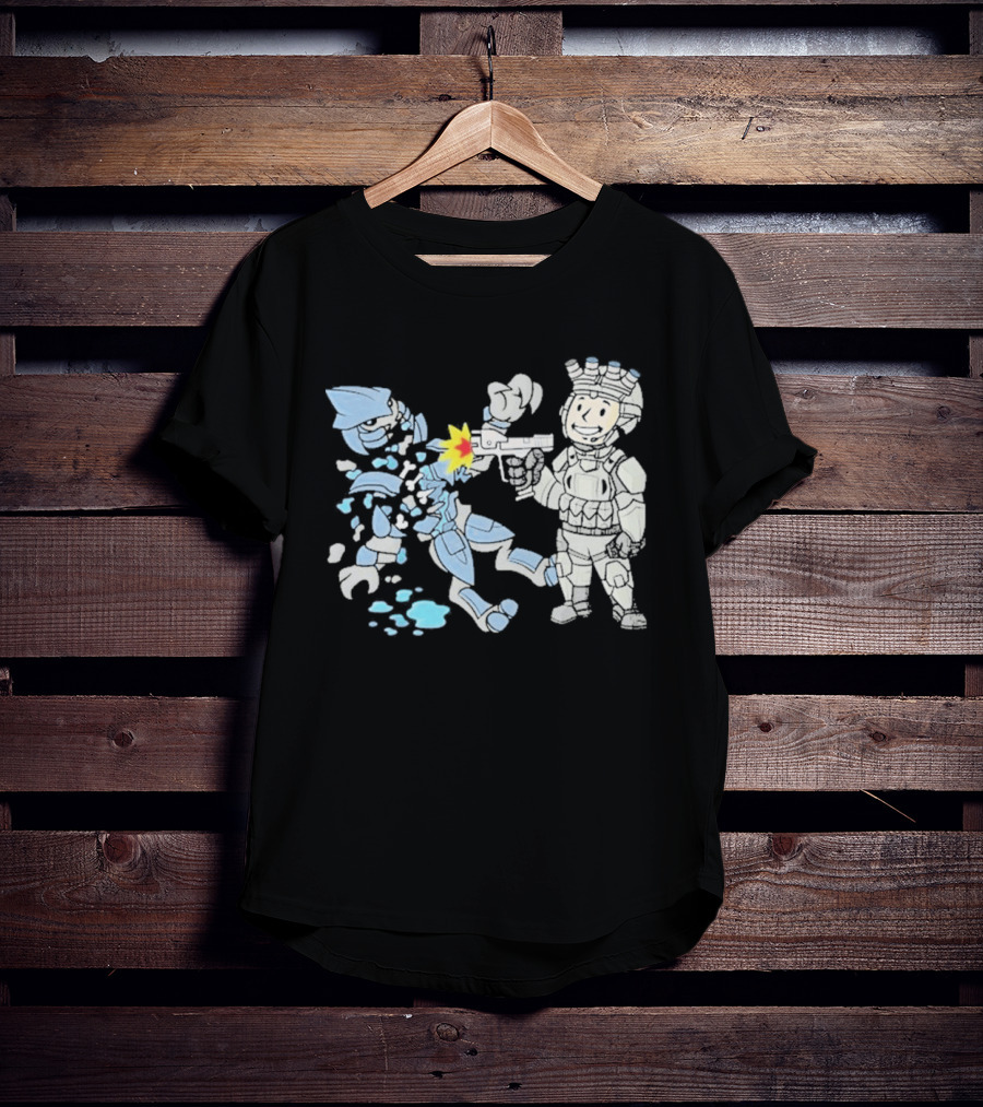 Xeno Slayer Threat Llama Alien Battle Scene T-Shirt