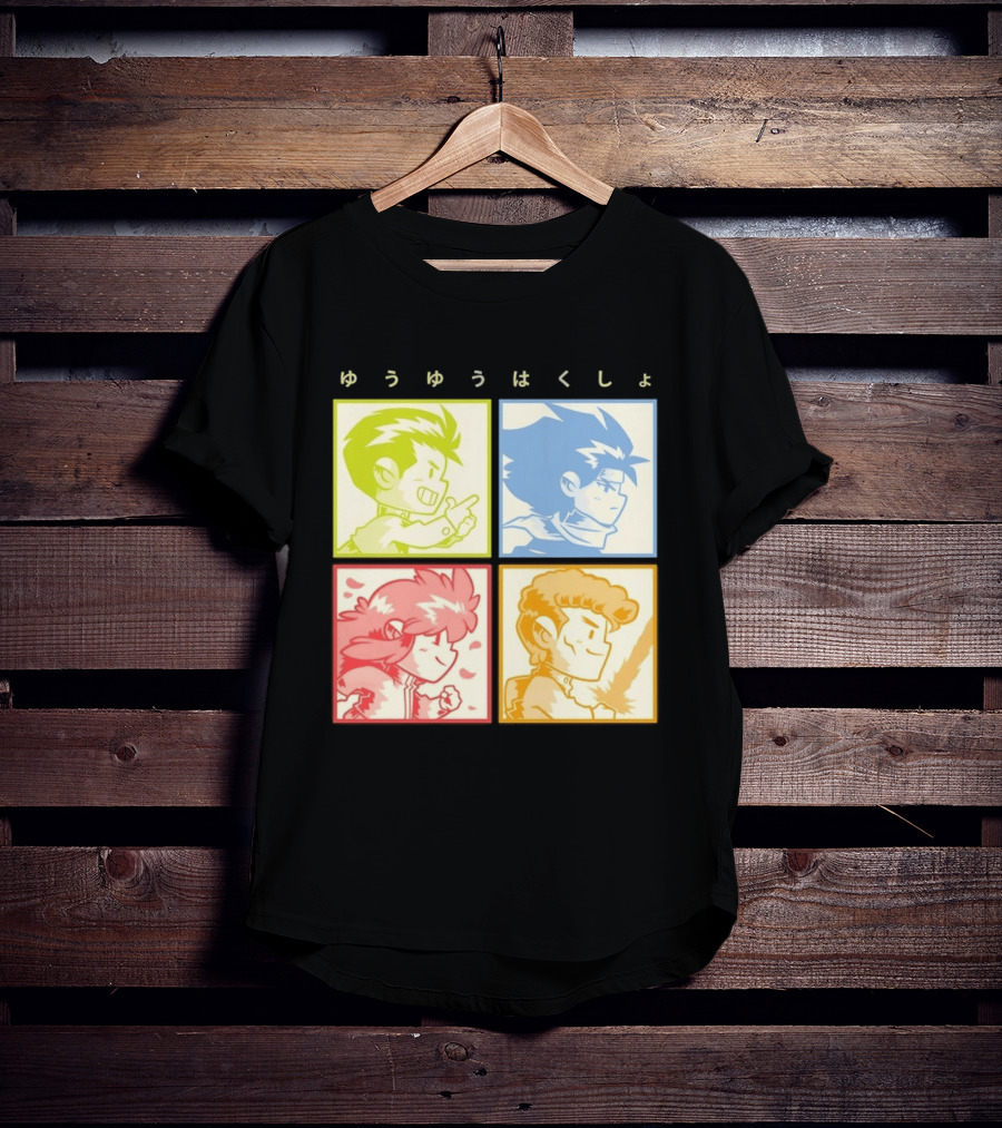 YuYu Hakusho Anime Characters Japanese Manga Series T-Shirt