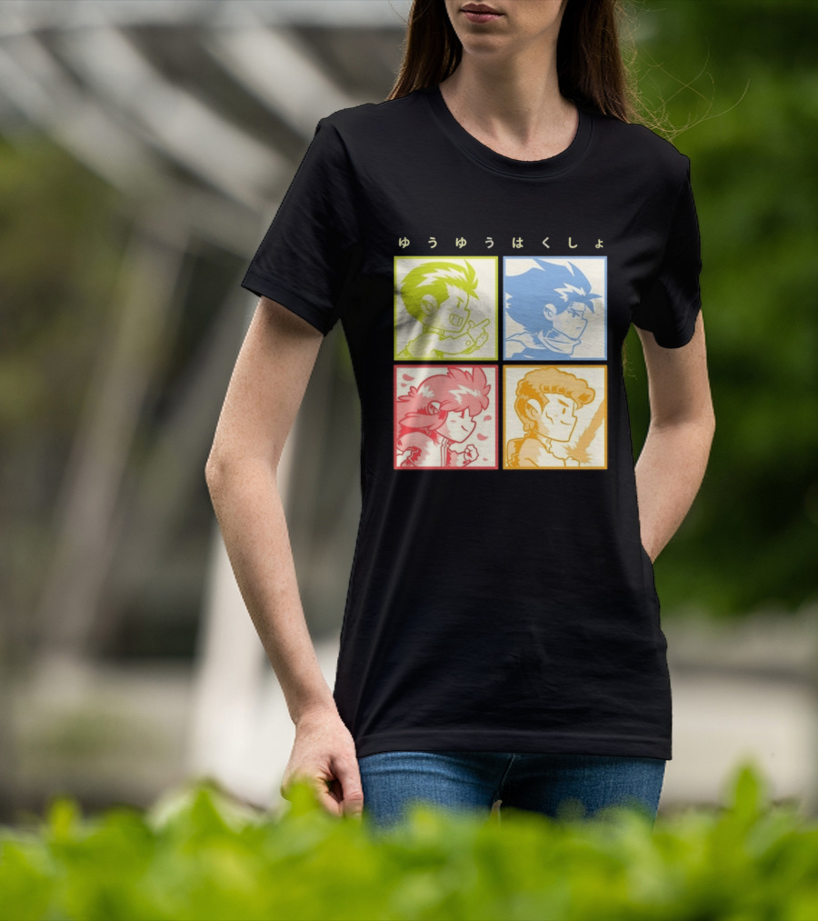 YuYu Hakusho Anime Characters Japanese Manga Series T-Shirt