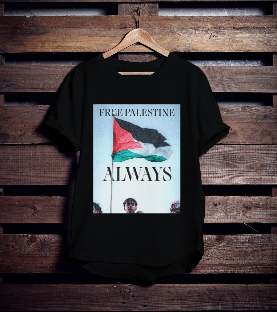 Barcelona FC Lamine Yamal Free Palestine Always Flag T-Shirt