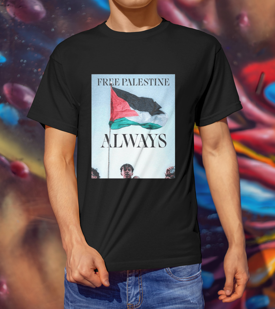Barcelona FC Lamine Yamal Free Palestine Always Flag T-Shirt