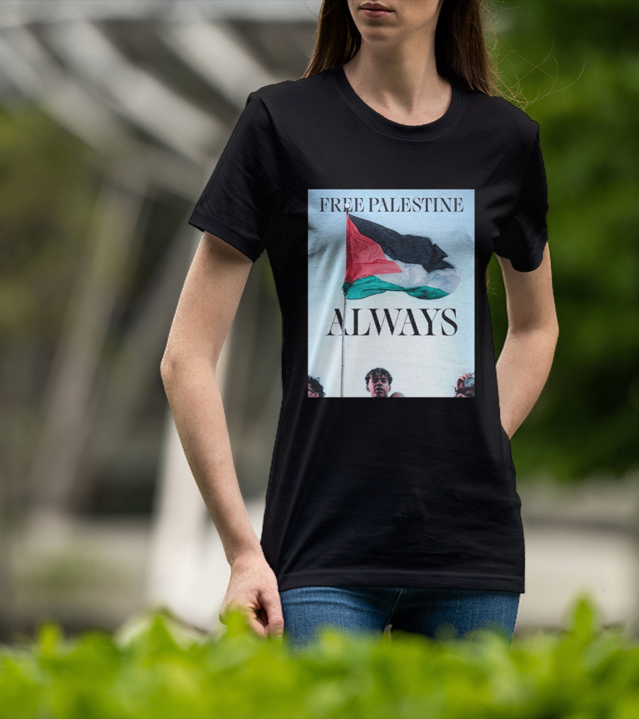 Barcelona FC Lamine Yamal Free Palestine Always Flag T-Shirt
