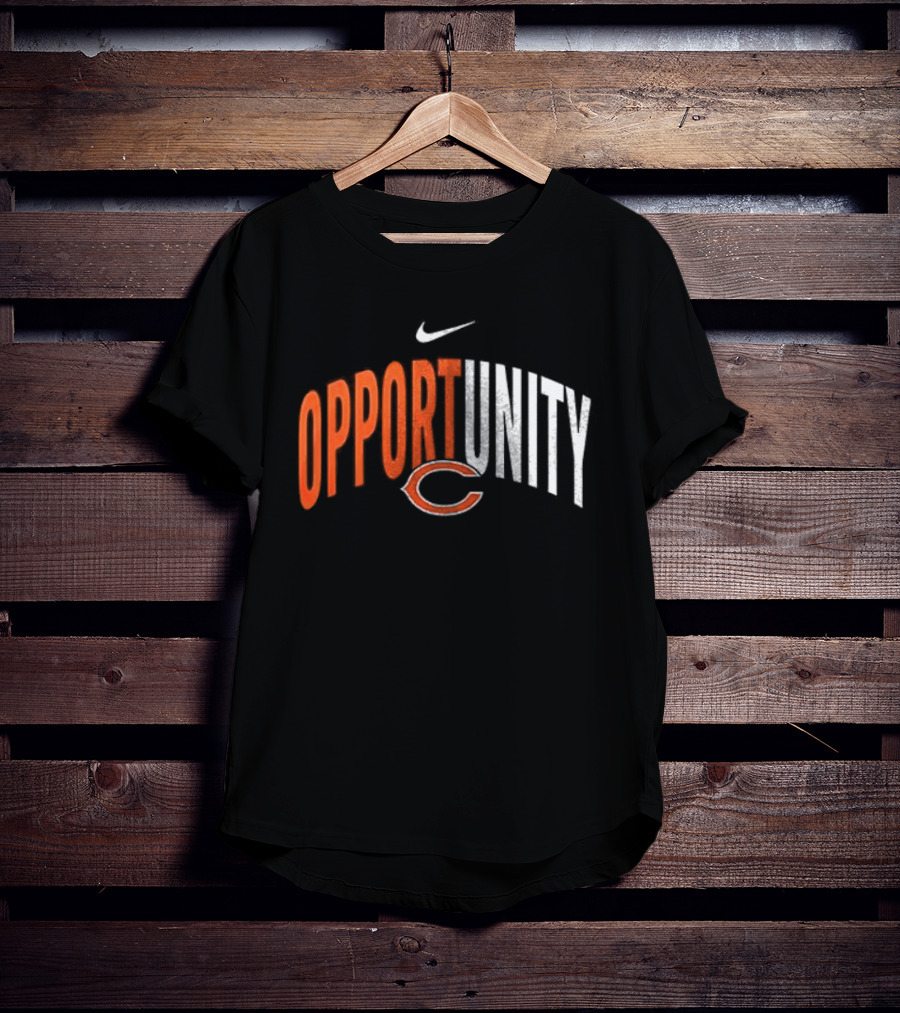 Chicago Bears Opportunity Nike Swoosh C T-Shirt