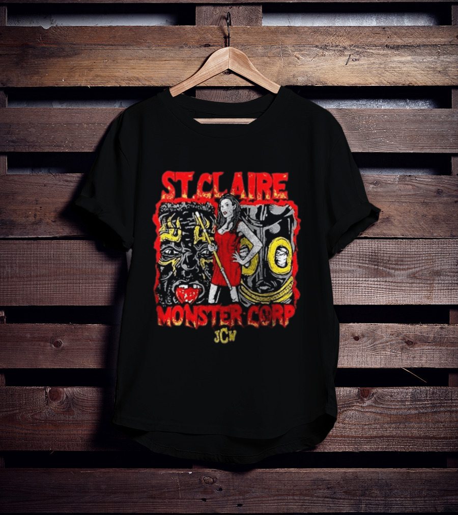 St. Claire Monster Corp JCW Horror Artistry T-Shirt