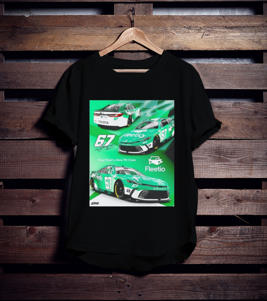 Corey Heim 23XI Racing Toyota Camry XSE Fleetio NASCAR 67 T-Shirt