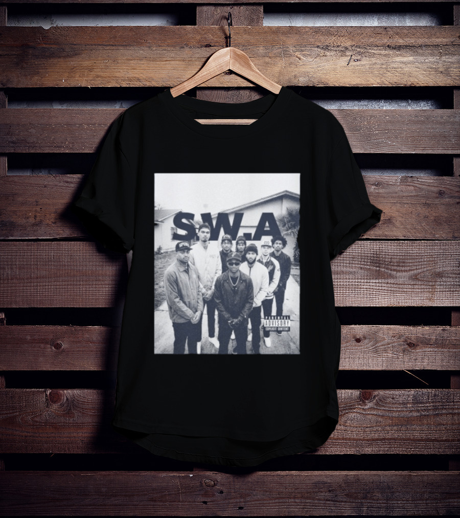 S.W.A San Antonio Spurs NBA Team Photo Iconic Streetwear T-Shirt