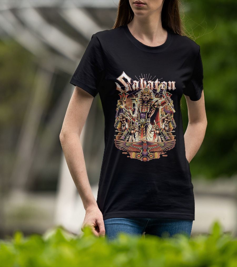 Sabaton The Legendary Tour 2026 Pop Up Collection Pharaoh Alexander Egyptian Hordes Of Khan T-Shirt