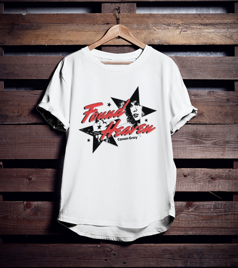 Conan Gray Found Heaven Stars Face T-Shirt