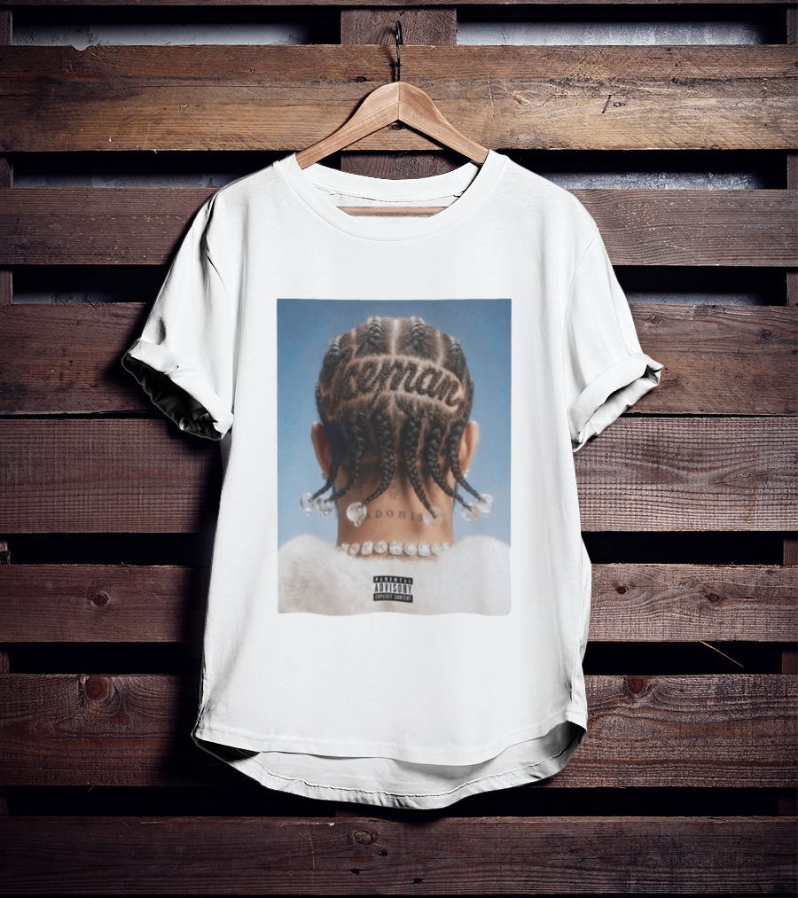 Iceman Adonis Braids Album Cover Drake Parental Advisory T-Shirt