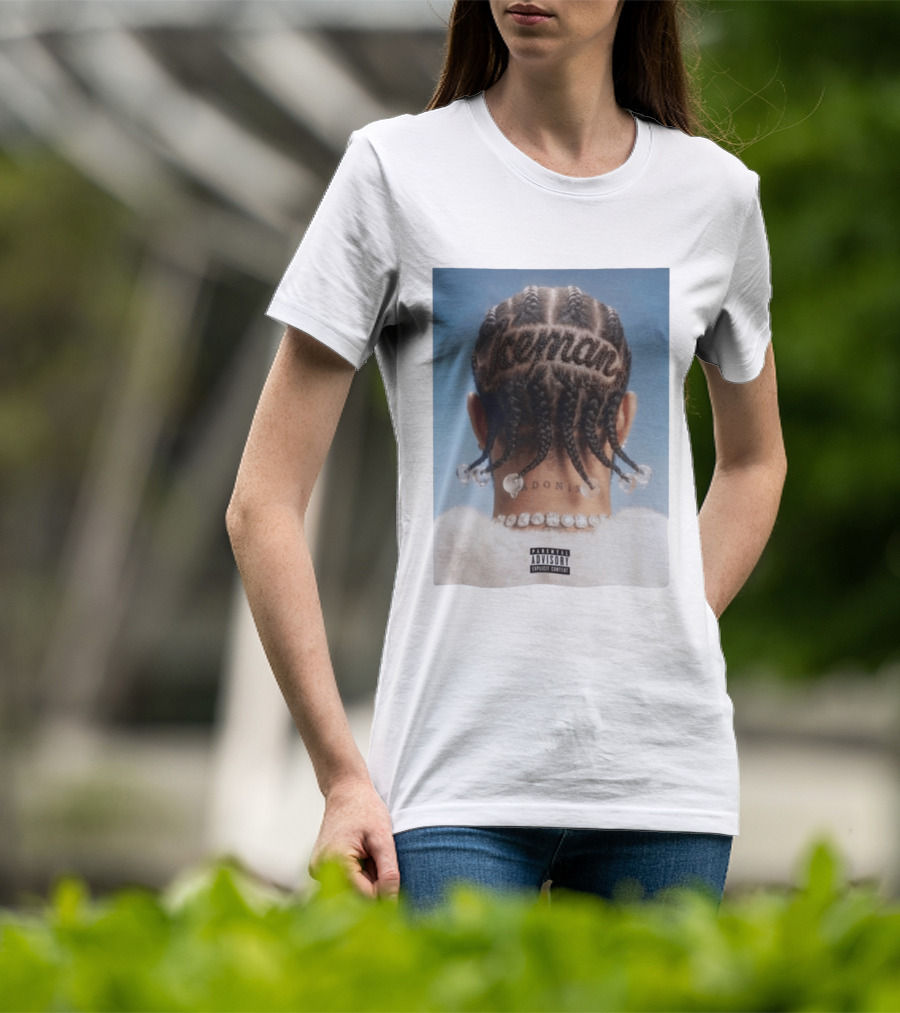 Iceman Adonis Braids Album Cover Drake Parental Advisory T-Shirt