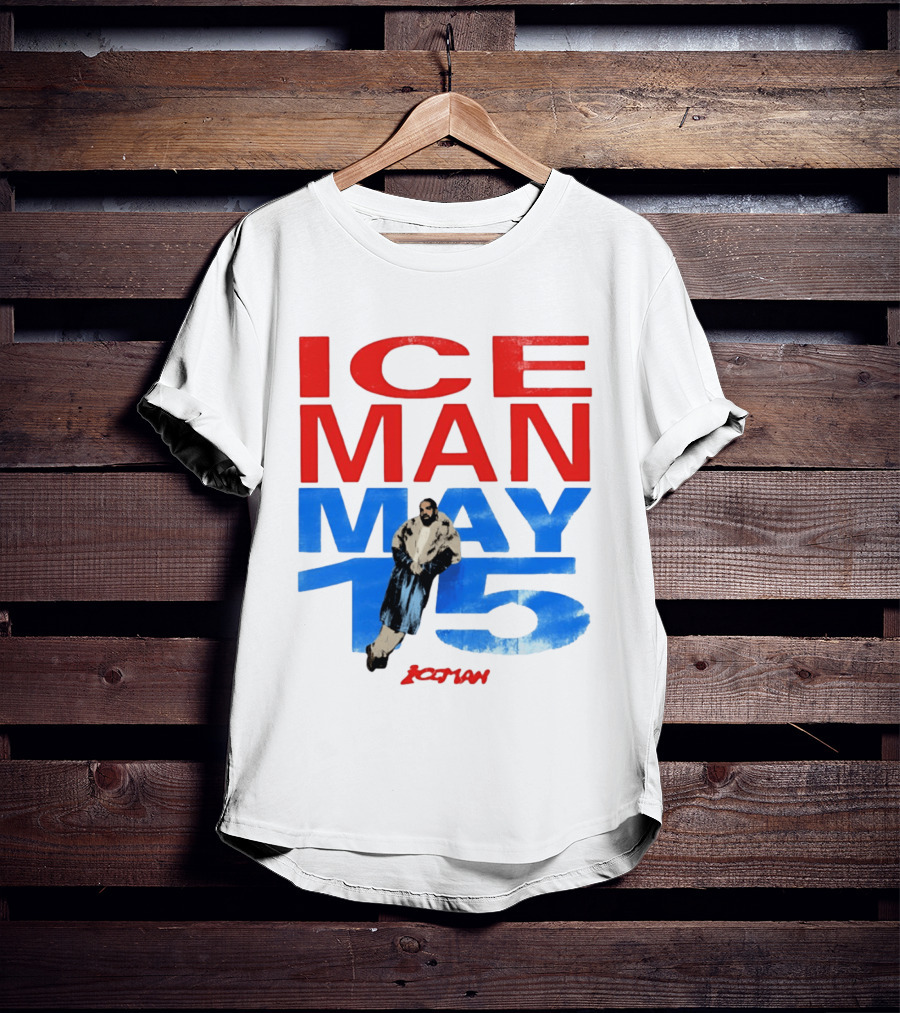 Drake Iceman May 15 Blue Red Styling 2026 Album Cover T-Shirt
