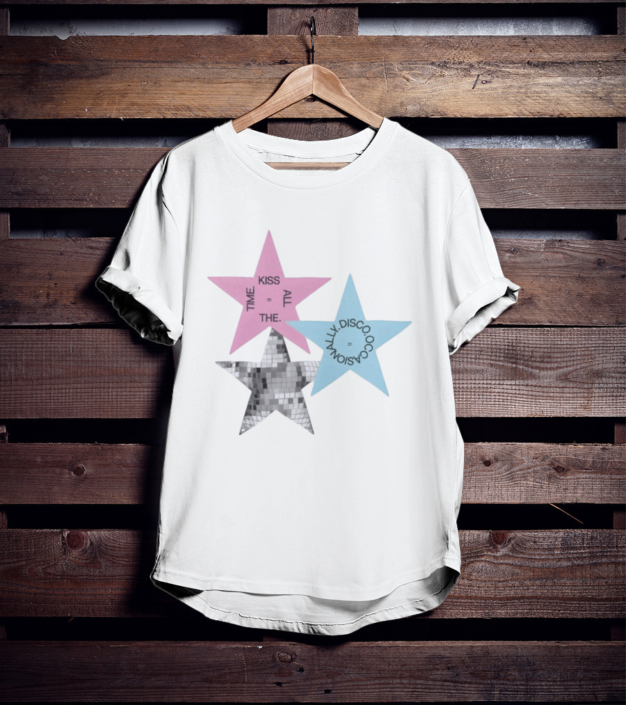 Kiss All The Time Disco Occasionally Stars T-Shirt
