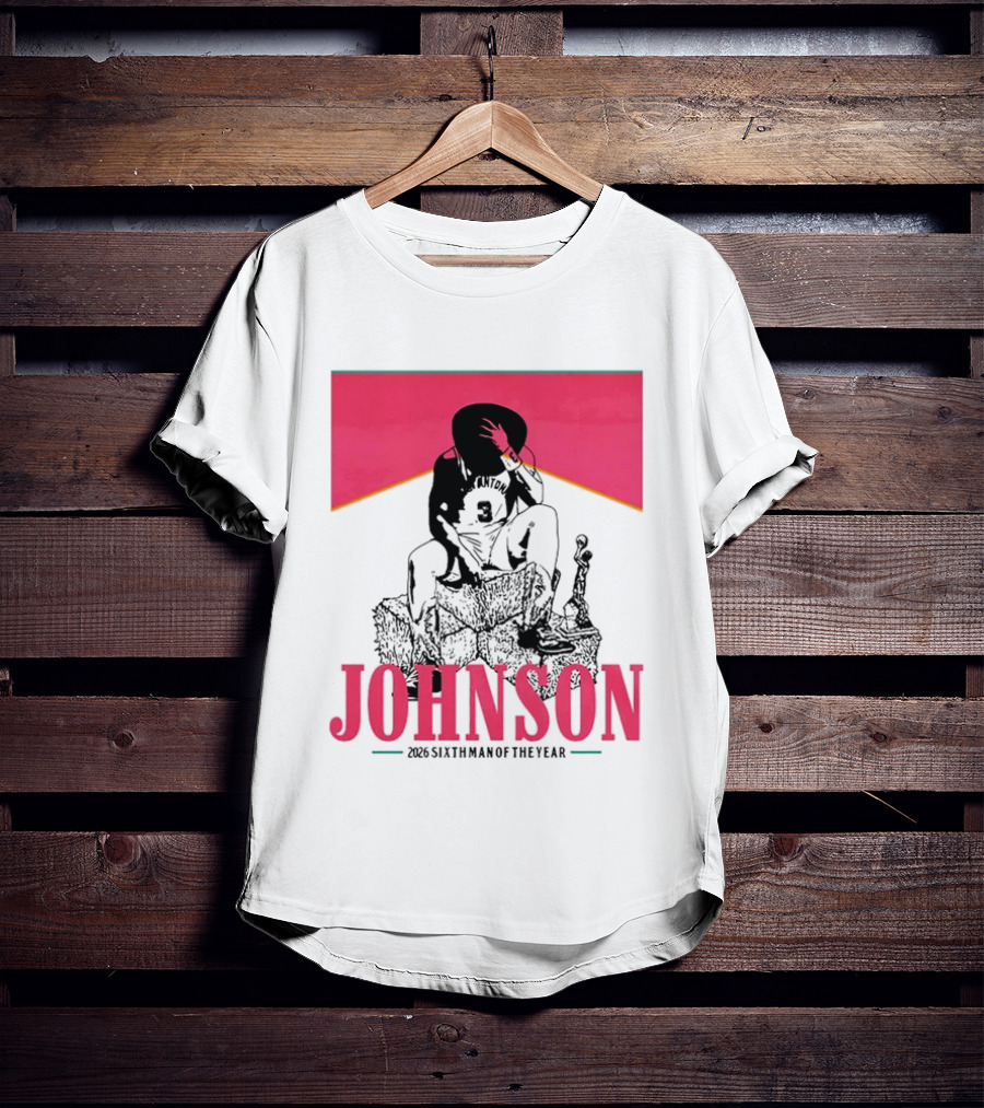 San Antonio Spurs 26 Johnson 2023 Sixth Man Of The Year T-Shirt