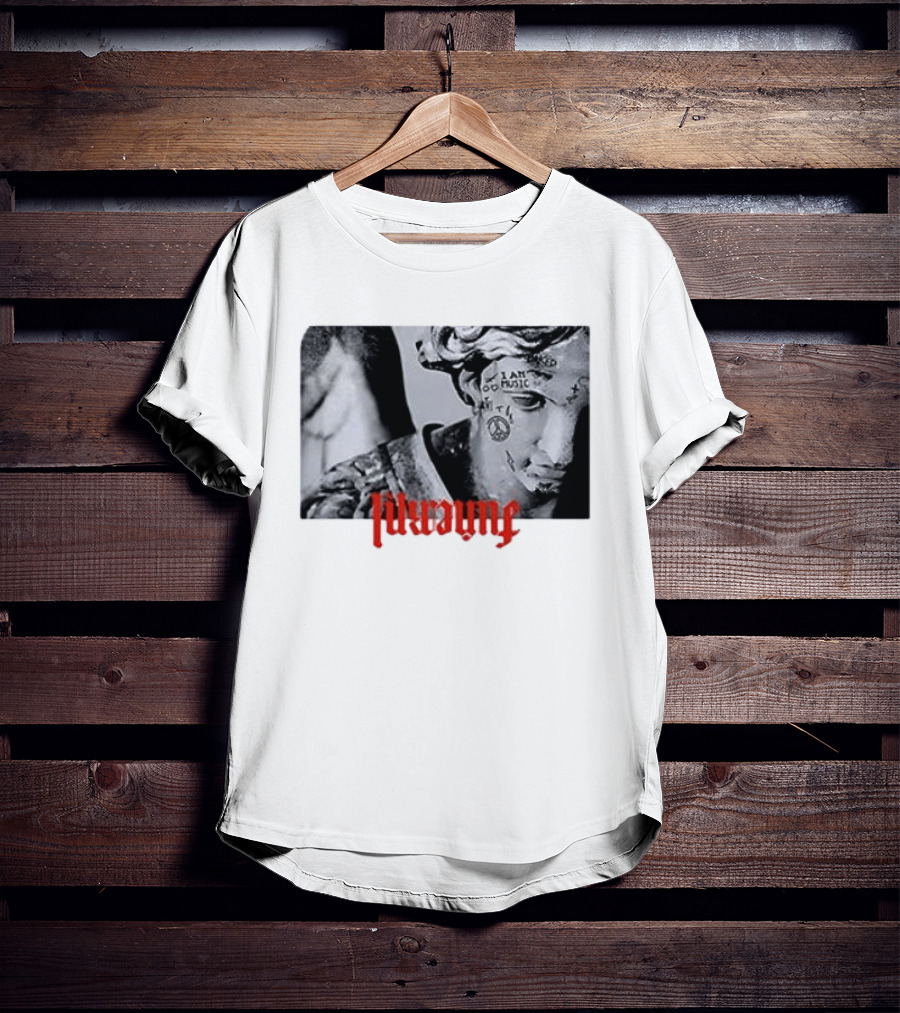 Lil Wayne Funeral I Am Music Statue Tattoo Peace T-Shirt