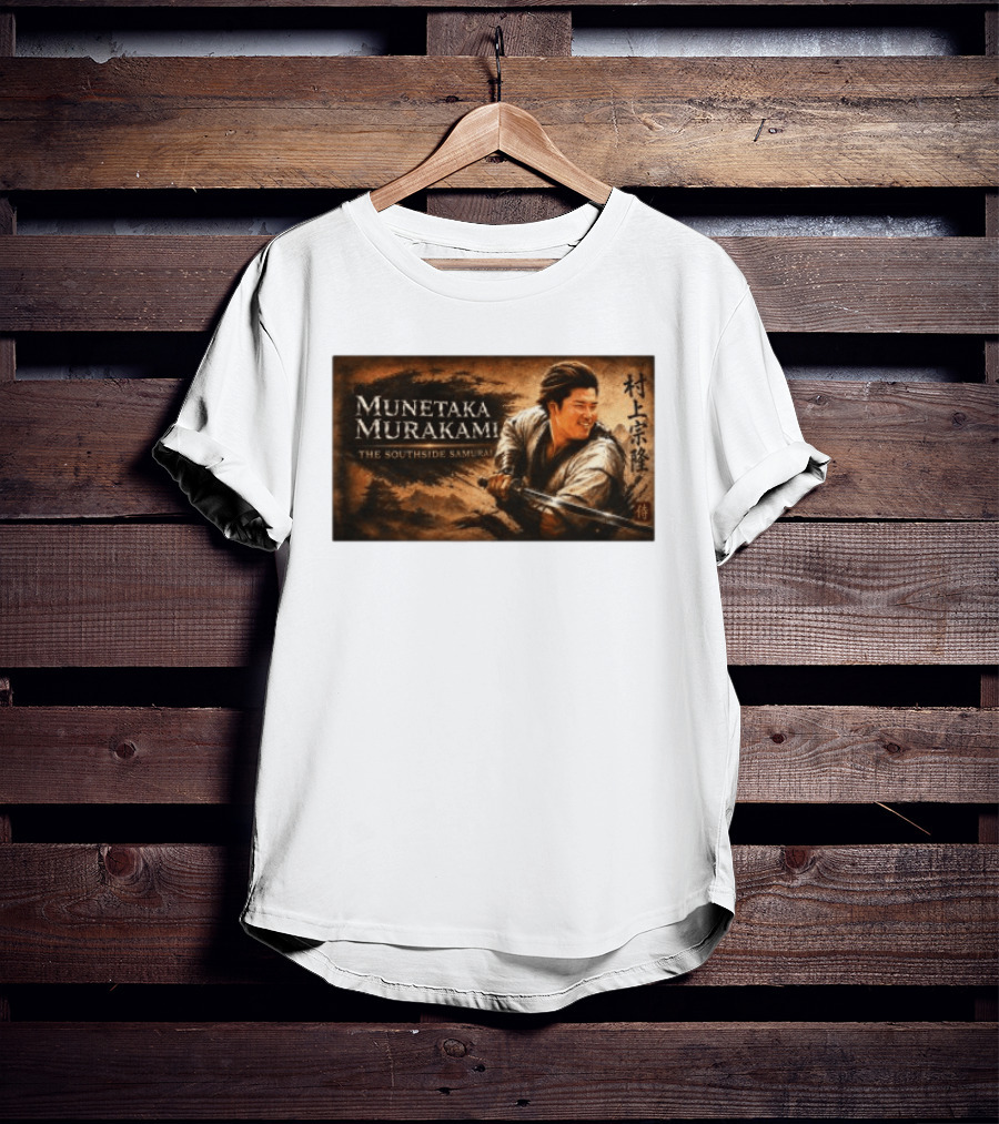 Munetaka Murakami The Southside Samurai Kanji T-Shirt