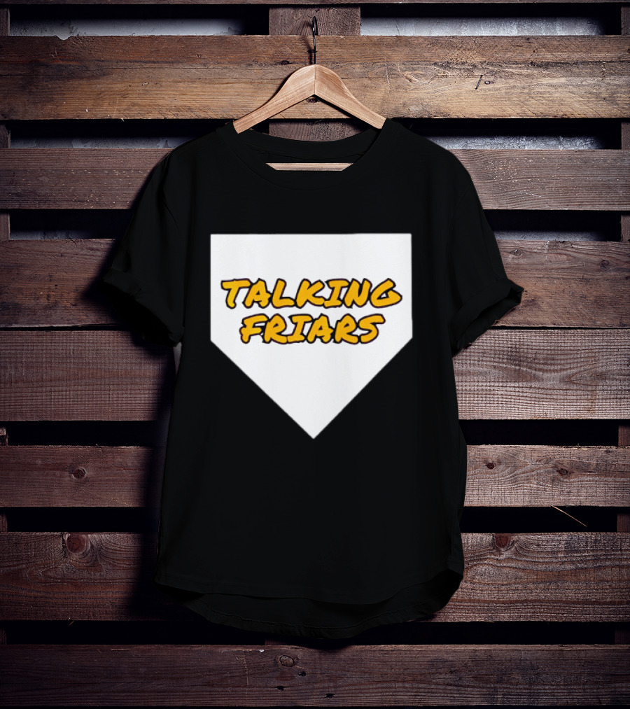 San Diego Padres Baseball Talking Friars Home Plate T-Shirt