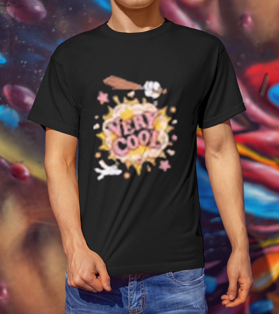 Very Cool Pizza Explosion With Cheesy Popcorn Topping T-Shirt