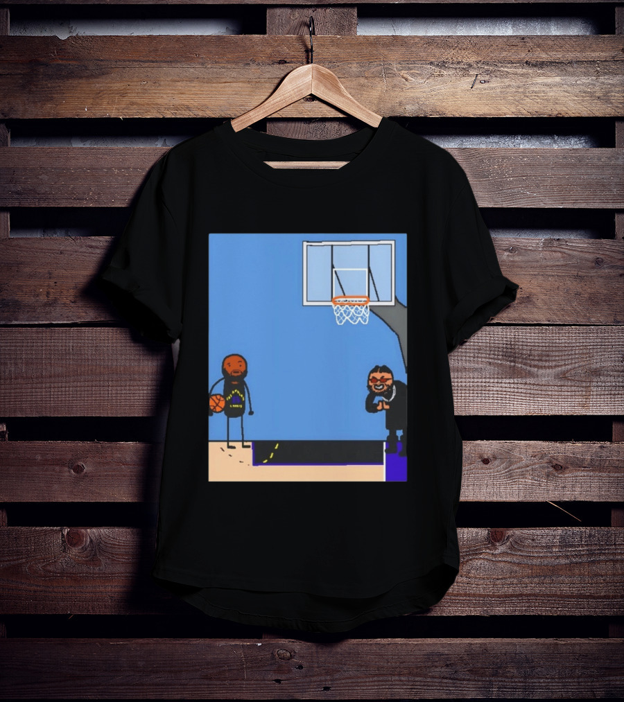 Villain Brooks Vs Dillon Brooks Basketball Humor Phoenix Suns Sketch T-Shirt