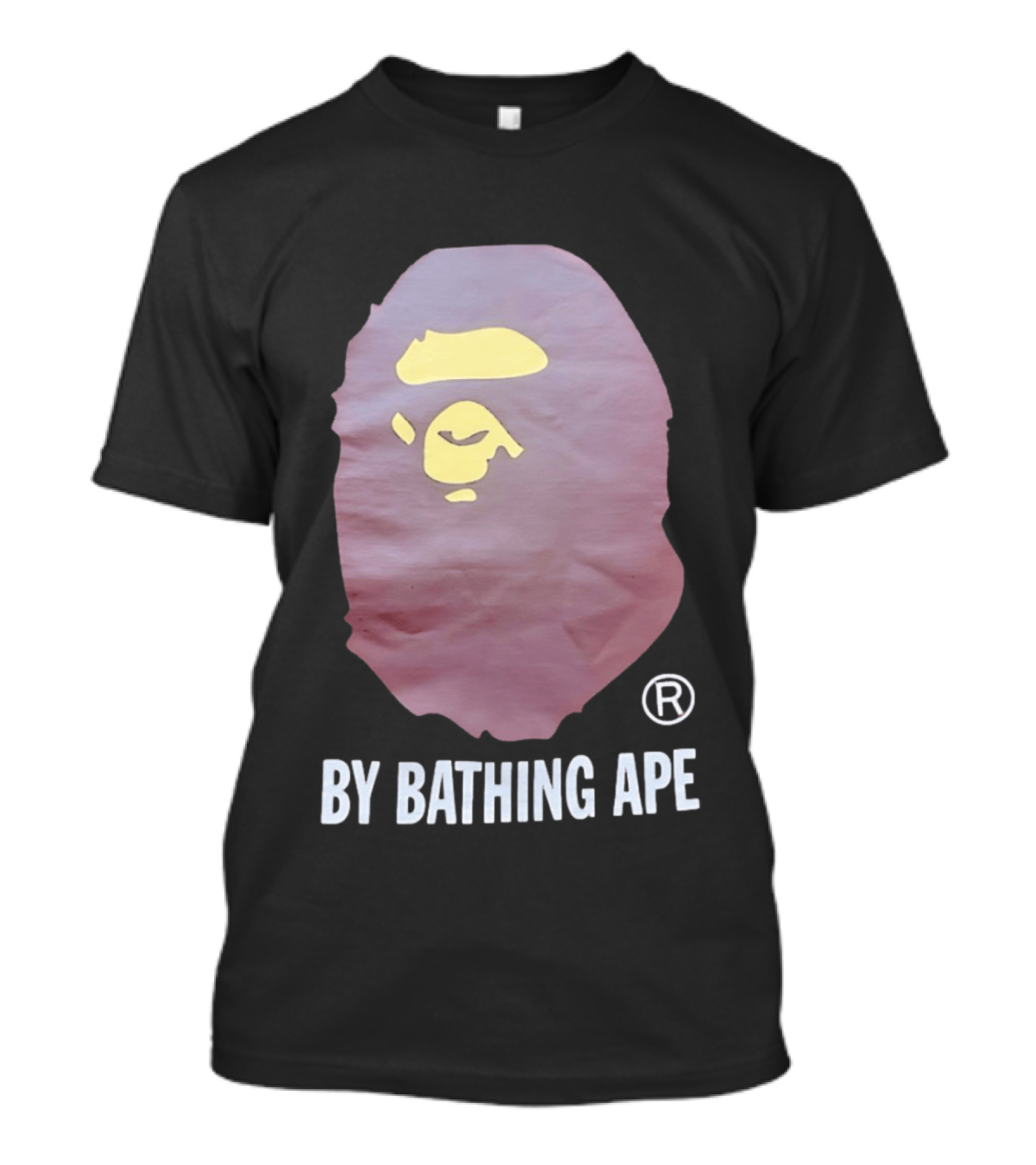 By Bathing Ape Iconic Yellow Ape Face T-Shirt