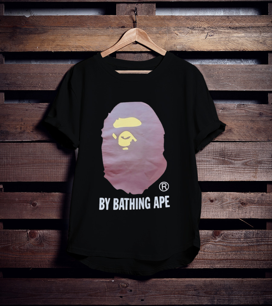 By Bathing Ape Iconic Yellow Ape Face T-Shirt