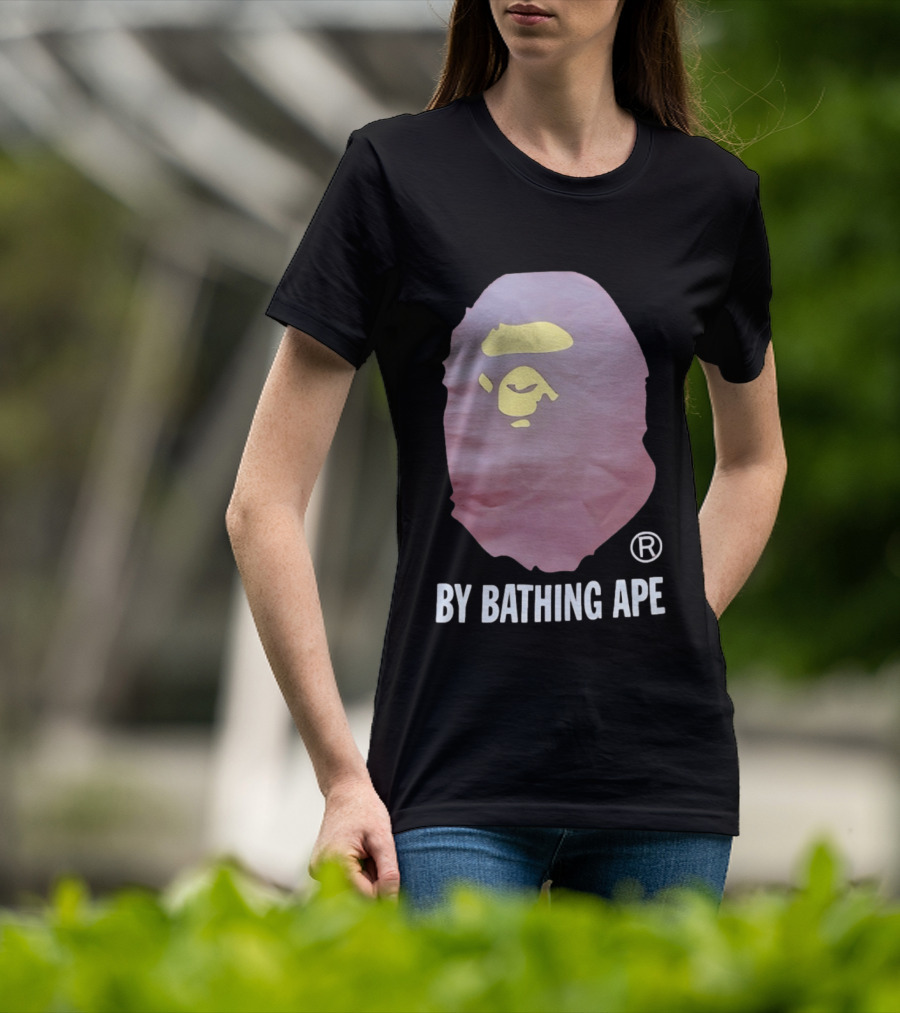 By Bathing Ape Iconic Yellow Ape Face T-Shirt