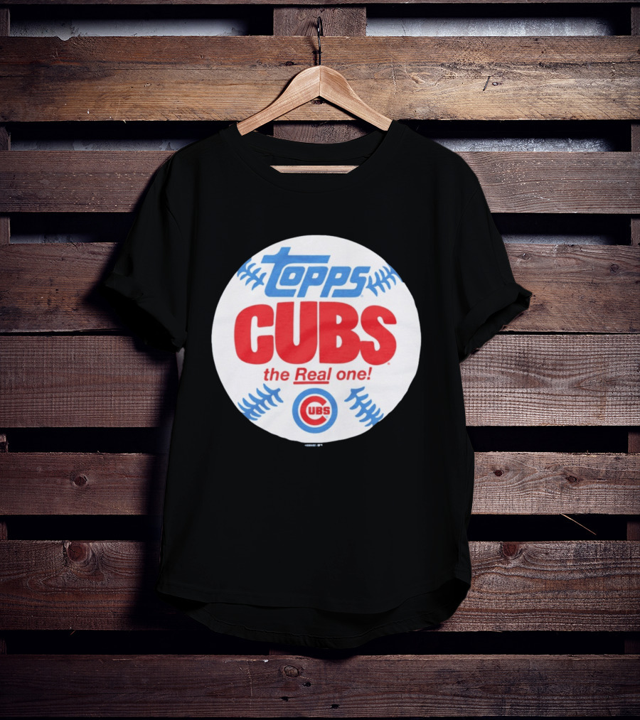 Topps Cubs The Real One Chicago Baseball T-Shirt