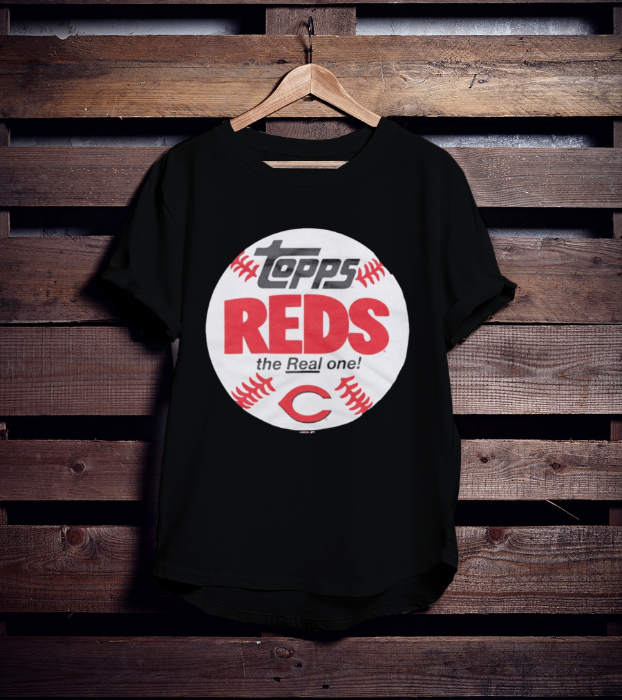 Topps Baseball Reds The Real One Cincinnati T-Shirt