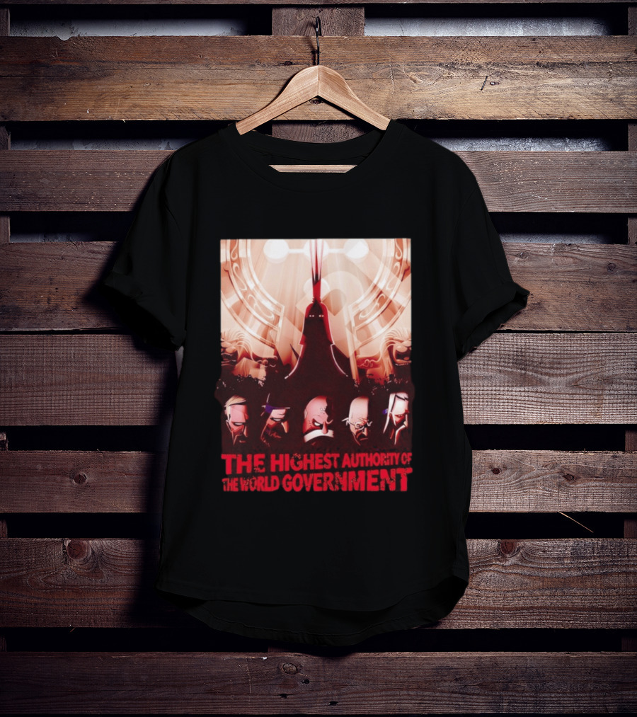 The Highest Authority Of The World Government Five Elders Scene T-Shirt