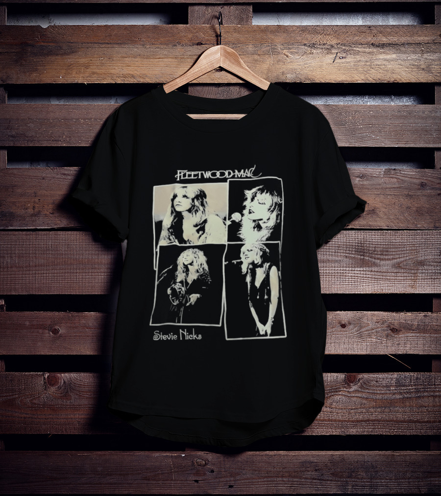 Fleetwood Mac Stevie Nicks Vintage Collage T-Shirt