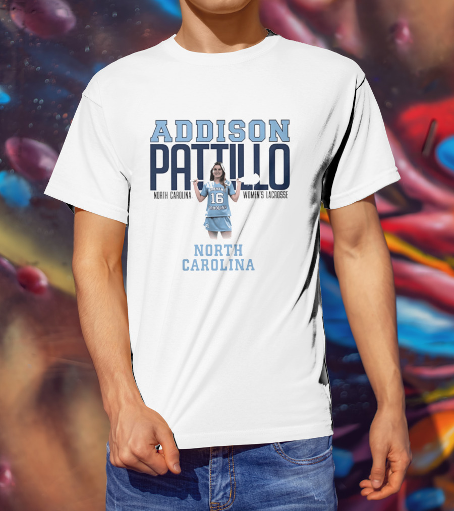 Addison Pattillo North Carolina Women's Lacrosse 16 Player T-Shirt