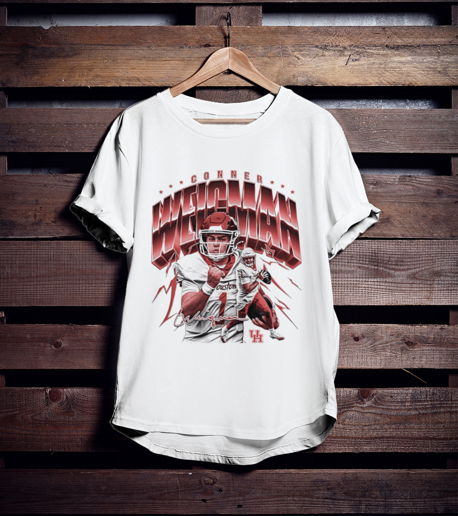 Conner Weigman Houston Cougars Football Player NCAA Team Spirit T-Shirt