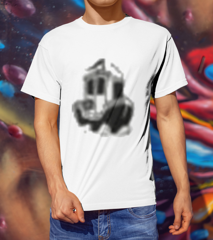 Dudes Factory Anchor Vintage Cartoon Style Nautical T-Shirt