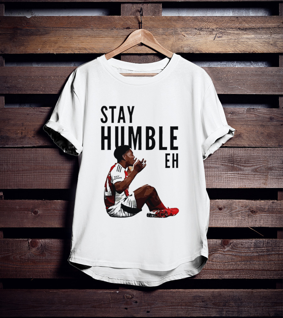 Myles Lewis Skelly Stay Humble Eh Arsenal Football Meme T-Shirt