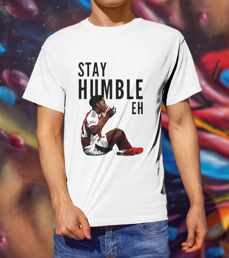 Myles Lewis Skelly Stay Humble Eh Arsenal Football Meme T-Shirt