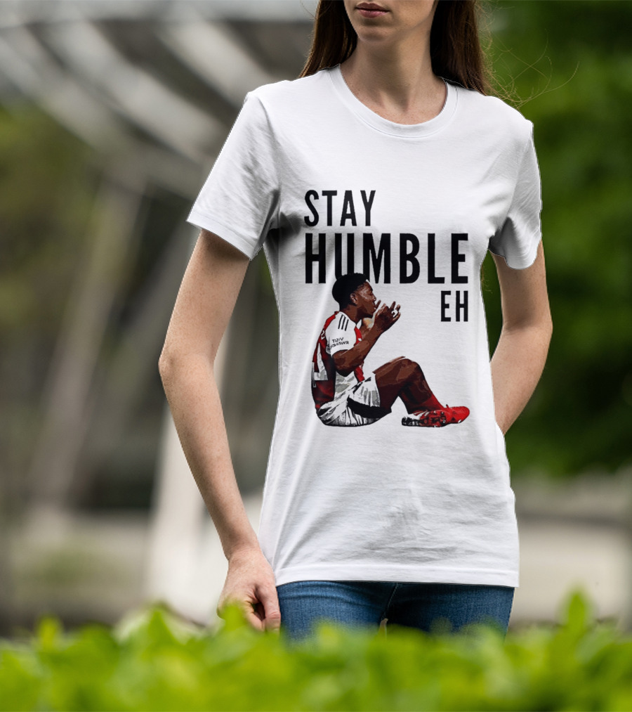 Myles Lewis Skelly Stay Humble Eh Arsenal Football Meme T-Shirt